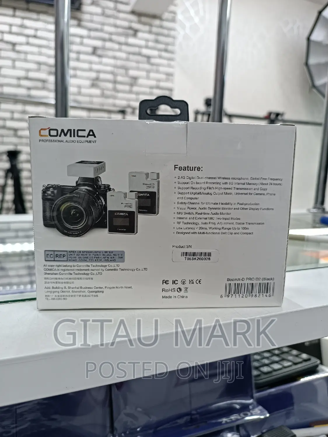 Comica Boomx-D Pro D2 Dual Wireless Mics