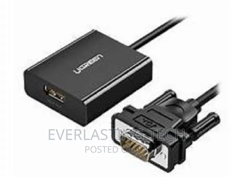 .UGREEN HDMI to VGA+3.5mm Audio With Power Port Converter