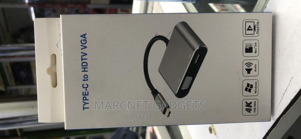 Genuine USB 3.1 Type C to HDMI + Vga Port - main view