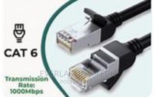 ,UGREEN Cat6 UTP Ethernet Cable 10m Black - main view
