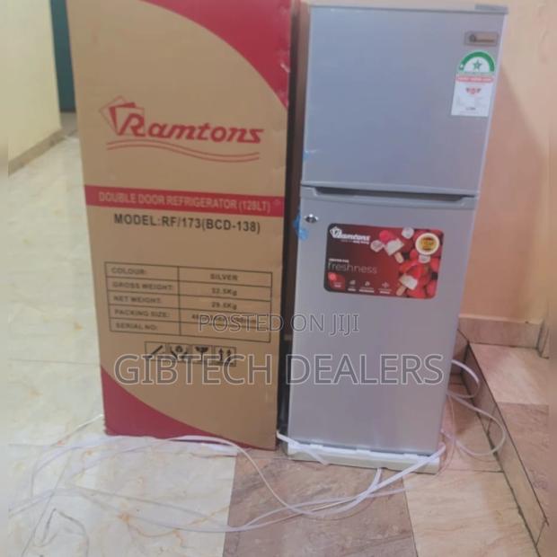 128ltrs Double Door Ramtons Refrigerator