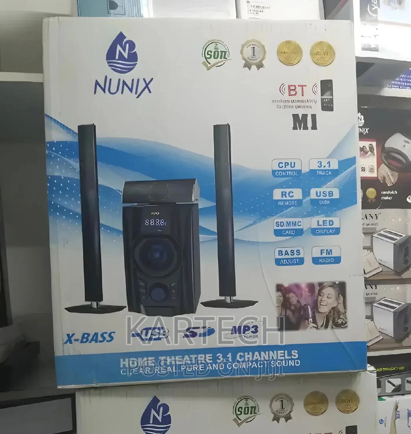 Nunix 3.1ch M1 Home Theatre Sound System in Nairobi Central Audio & Music Equipment, Simon
