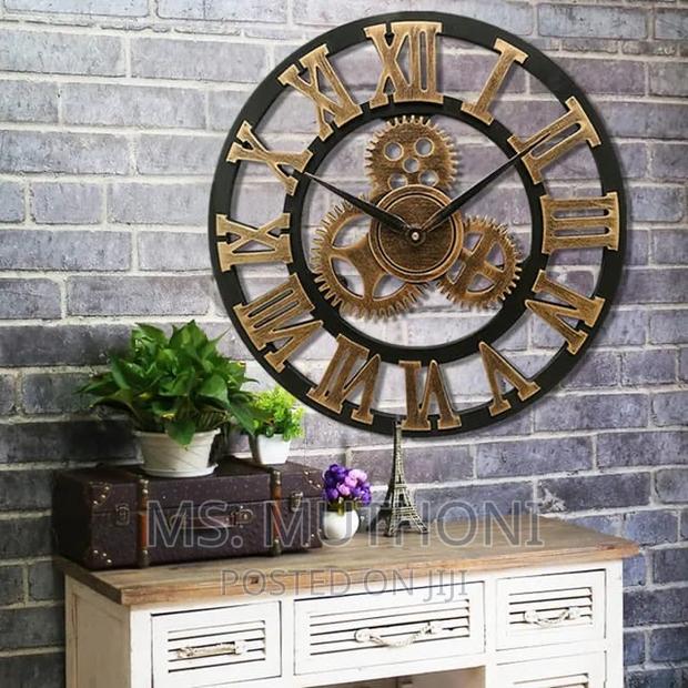 3D Vintage Gear Pocket Wall Clock - thumbnail 5