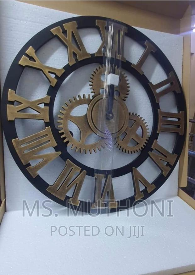 3D Vintage Gear Pocket Wall Clock - thumbnail 2