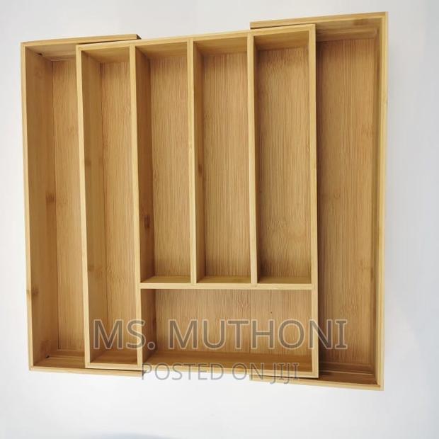 Expandable Bamboo Drawer/Cutlery Organizer* - thumbnail 5