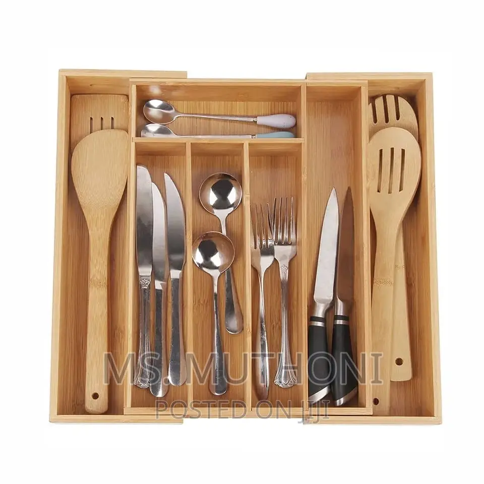 Expandable Bamboo Drawer/Cutlery Organizer*