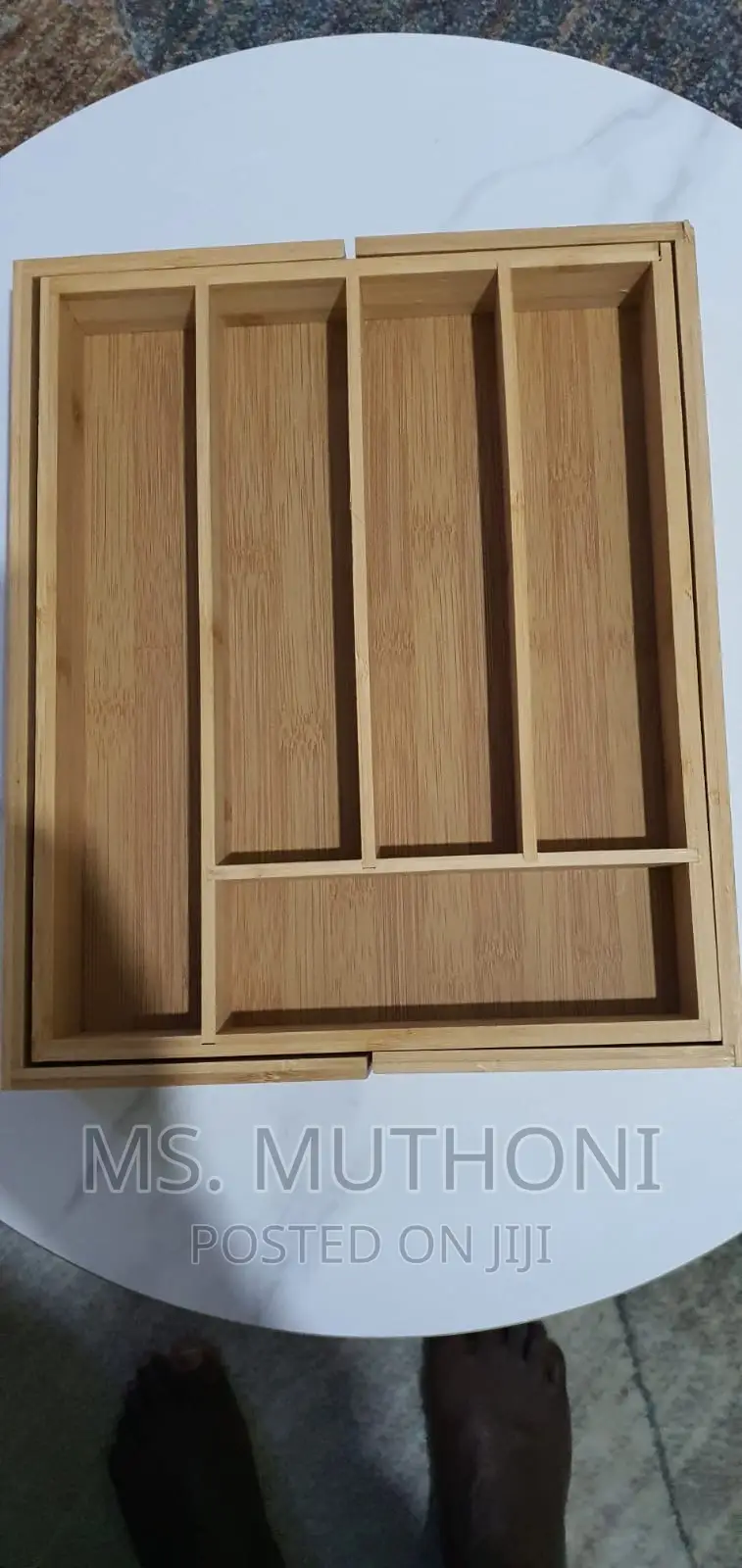 Expandable Bamboo Drawer/Cutlery Organizer*
