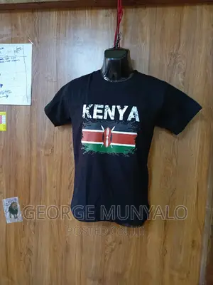 Navy Blue Printed T-Shirts