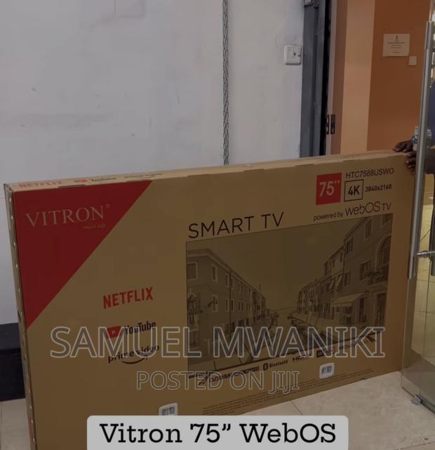 Vitron 75" Uhd Webos Smart Tv With Magic Remote New 2023