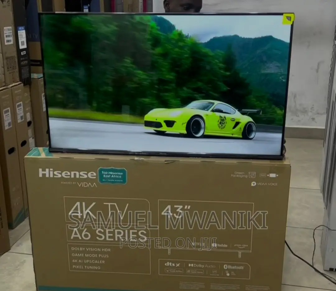 Hisense 43" Smart Uhd Vidaa Frameless Tv New 2023 Model