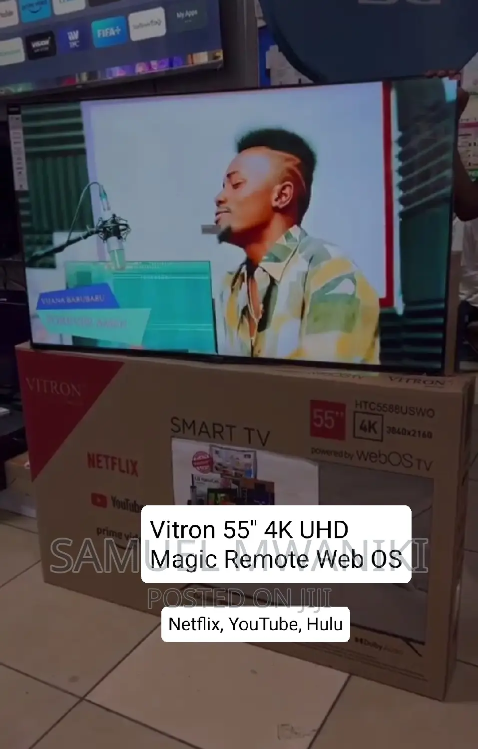 Vitron 55" Frameless Webos Smart Tv With Magic Remote 2023