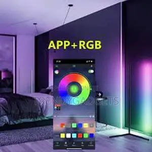 Simple RGB Corner Floor Lamp Light for Living Room Bedroom