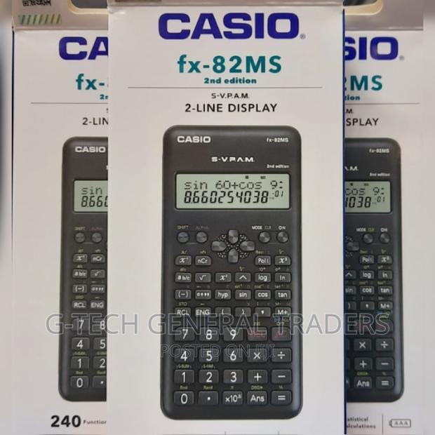 Calculator! Casio Fx-82ms 2-Line Display - main view