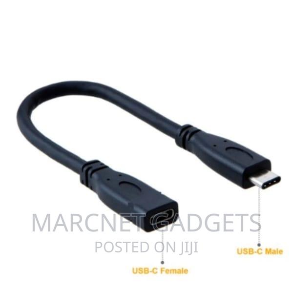 Male Type C to Female Type C 3m Cable - main view