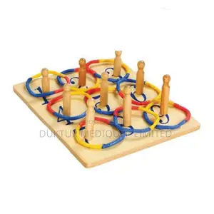Ring Toss Plate for Training Eye-Hand Coordination Skills