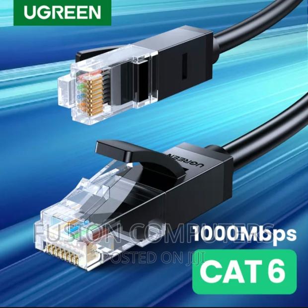 UGREEN Cat6 UTP Ethernet Cable 8m (Black) - NW102 - main view