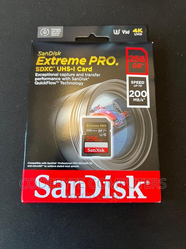 Sandisk Extreme Pro 256gb Sd Card - main view