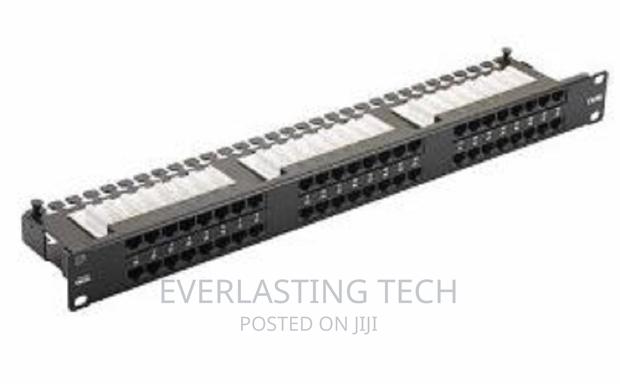 .APKR Cat 6 48 Port Patch Panel Loaded