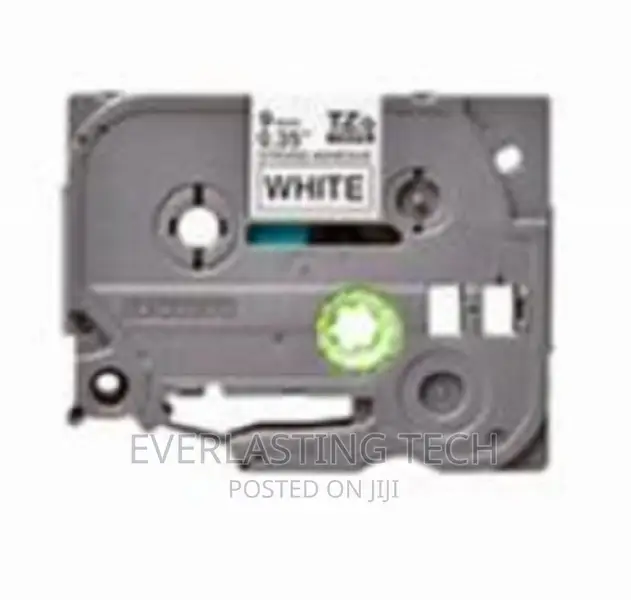 .Brother TZC-S221- 9mm Black on White Laminated Tape Cartrid