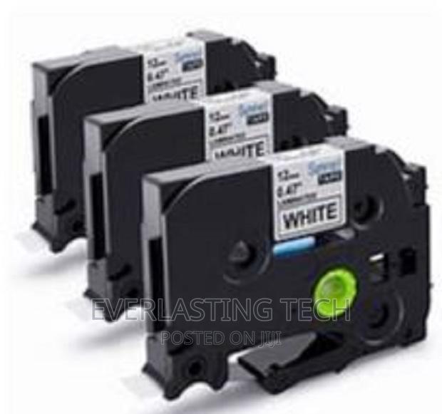 .Brother Label Tape TZC-S231 12mm (Black on White) Compatibl