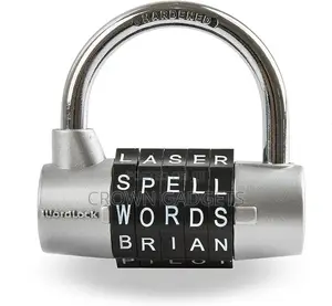 5 Digit U Type Zinc Alloy Combination Padlock