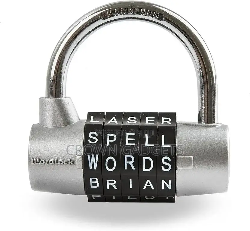 5 Digit U Type Zinc Alloy Combination Padlock