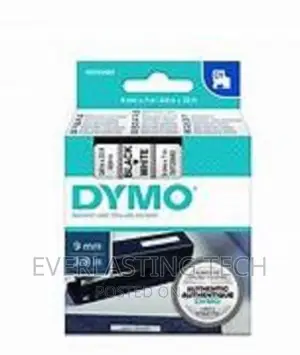 .Dymo D1 Series Label - 40913- Black on White - 9mm X 7 Mete