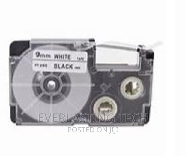 .9mm*8m Black on White Byz-9we Casio Cartridge