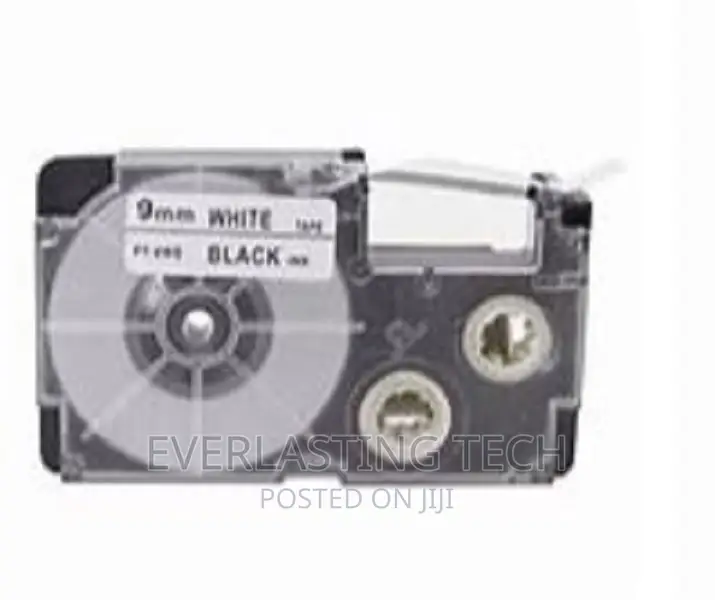 .9mm*8m Black on White Byz-9we Casio Cartridge