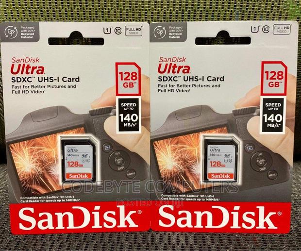 Sandisk Ultra SDXC 128GB