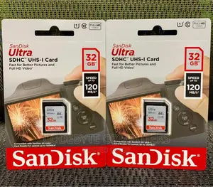 Sandisk Ultra SDXC 32GB 120mb/S Class 10 UHS-I