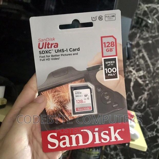 Sandisk Ultra SDXC 128GB 100mb/S Class 10 UHS-I - main view
