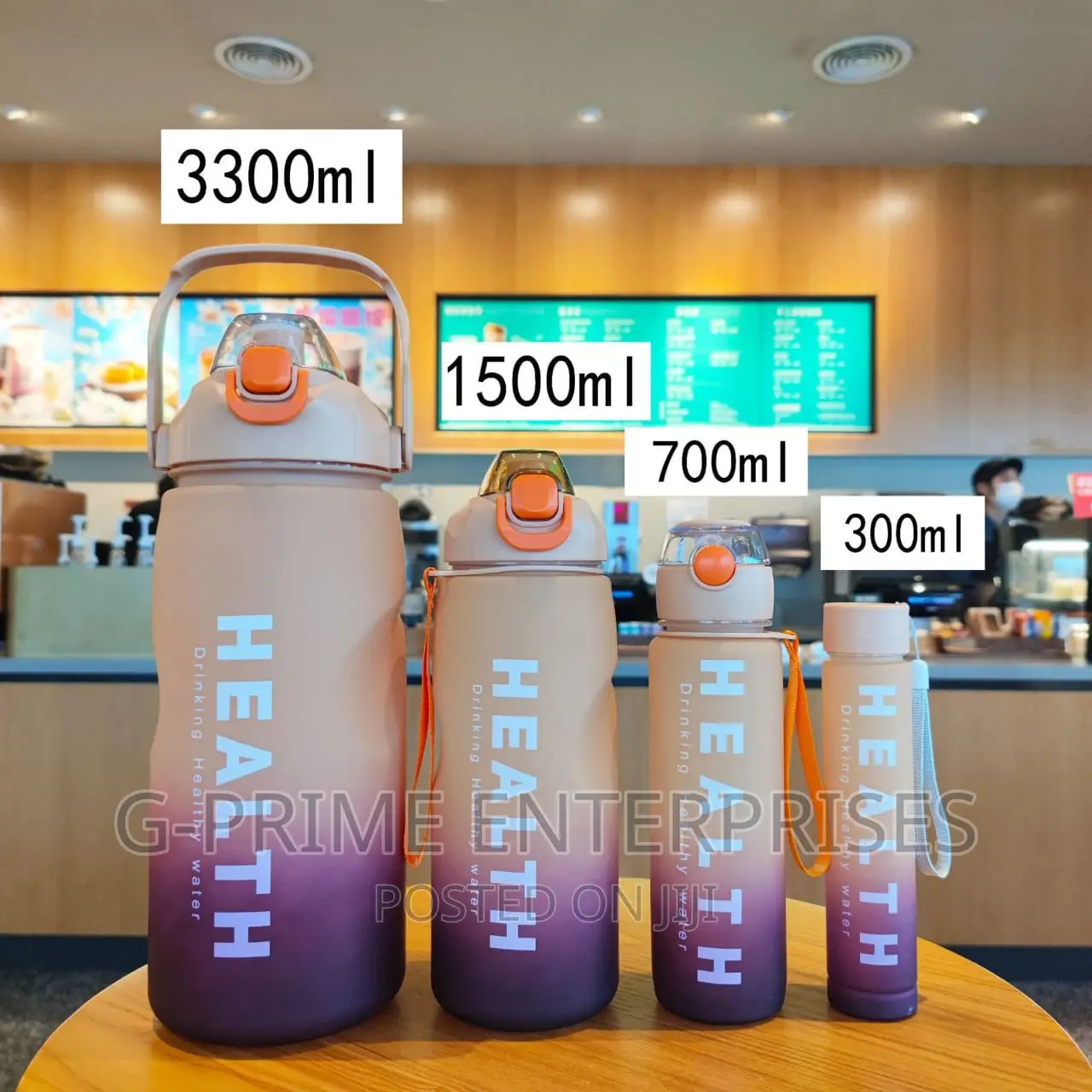 4 in 1 Graduant Water Bottle/Water Bottles