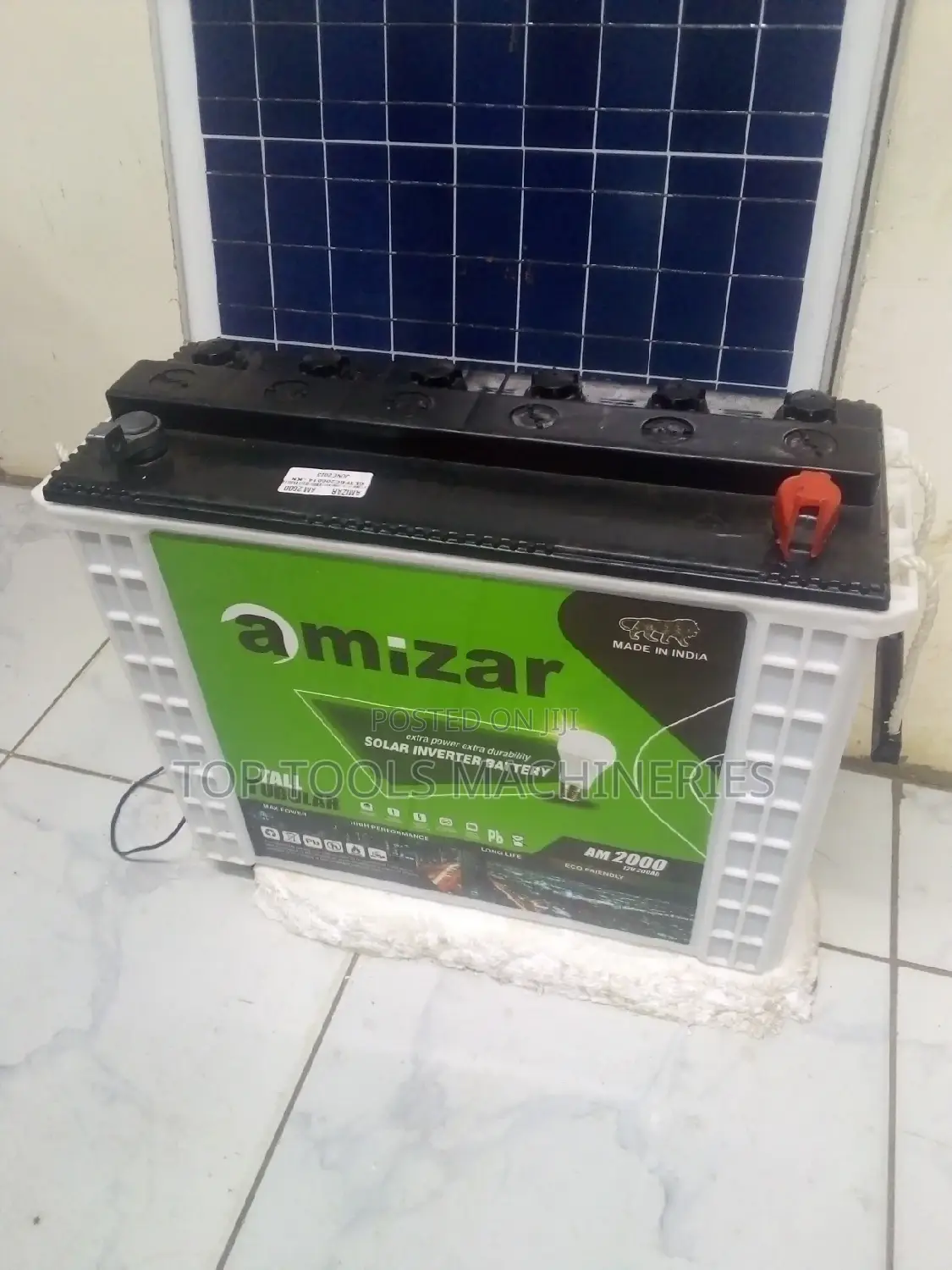 Amizar 200ah 12V Tall Tubular Battery