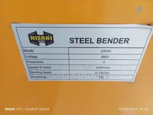 Hisaki Steel Bar Bender 6-40mm