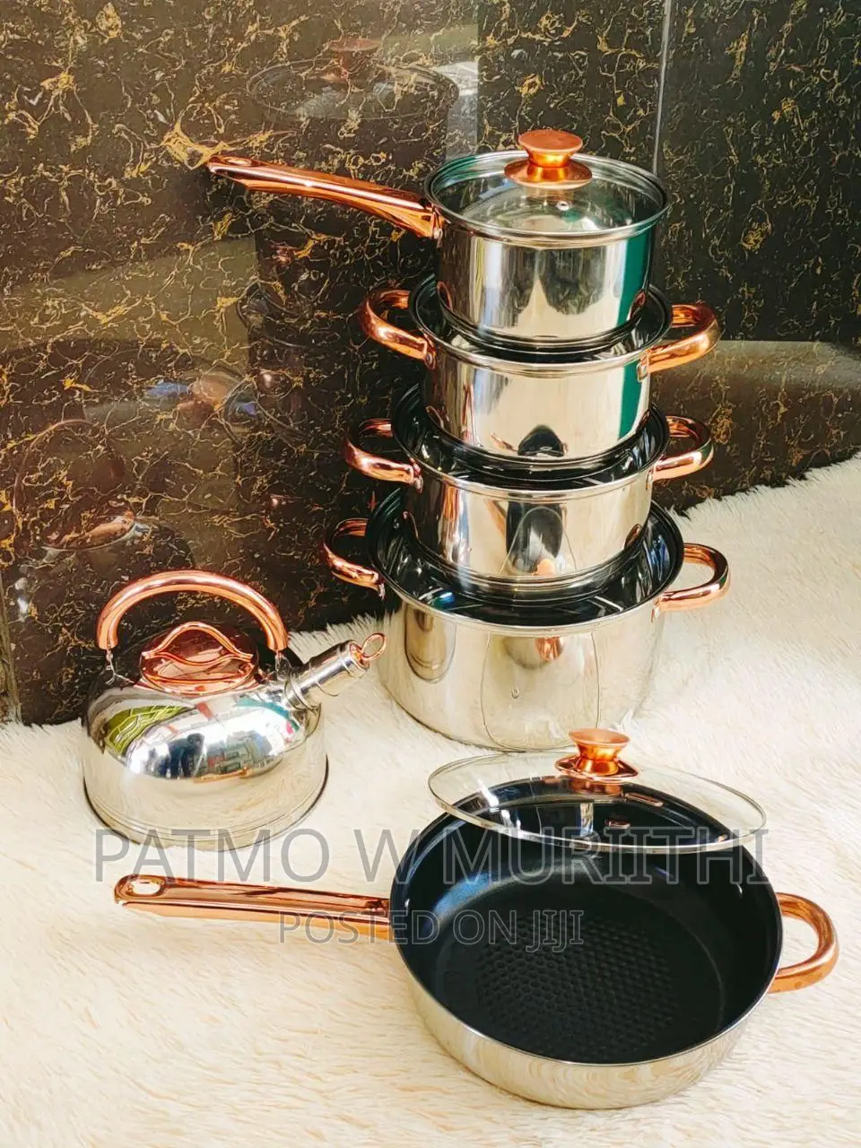 Stainless Steel Cookware Set 12pcs