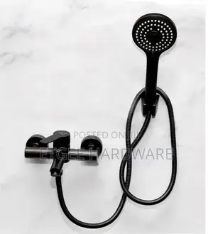 Bathtub Mixer Black Complete
