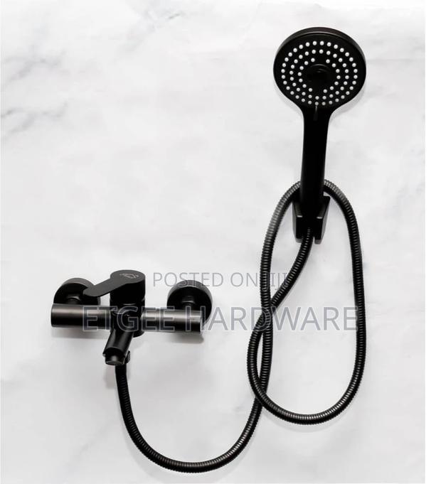 Bathtub Mixer Black Complete