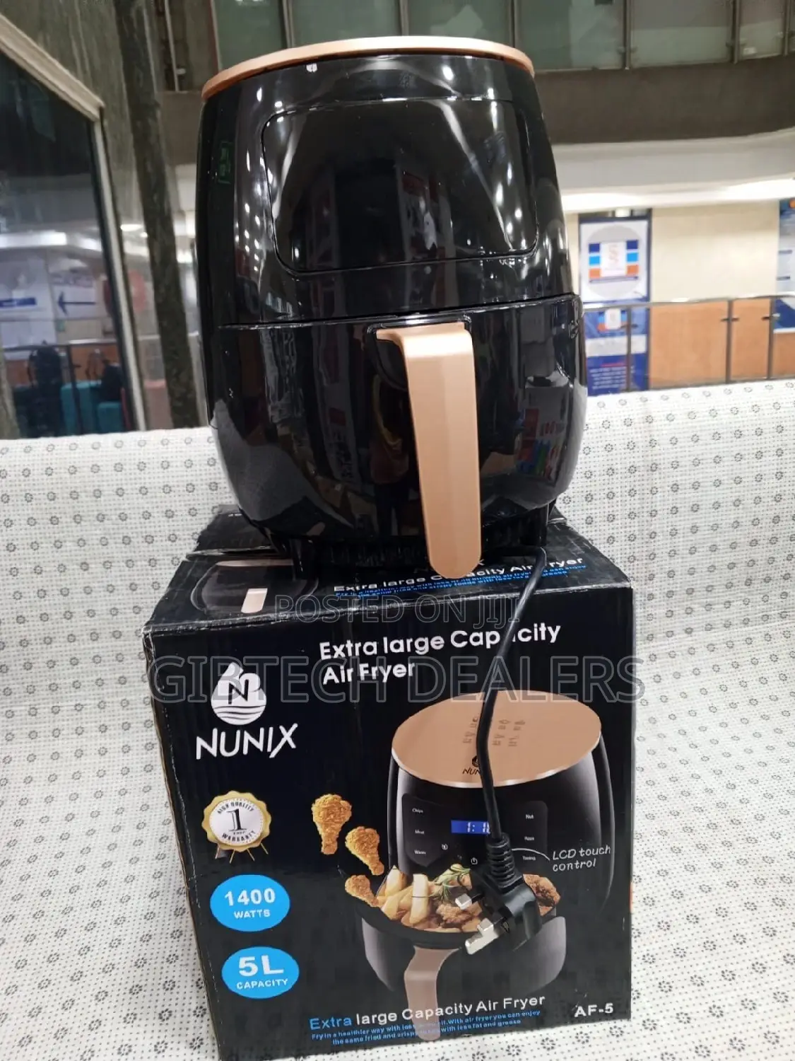 Air Fryer. Nunix Air Fryer 5ltrs