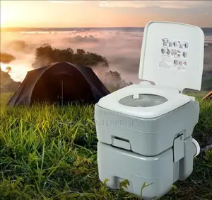 Portable Toilet Camping Toilet 20l With Piston Pump