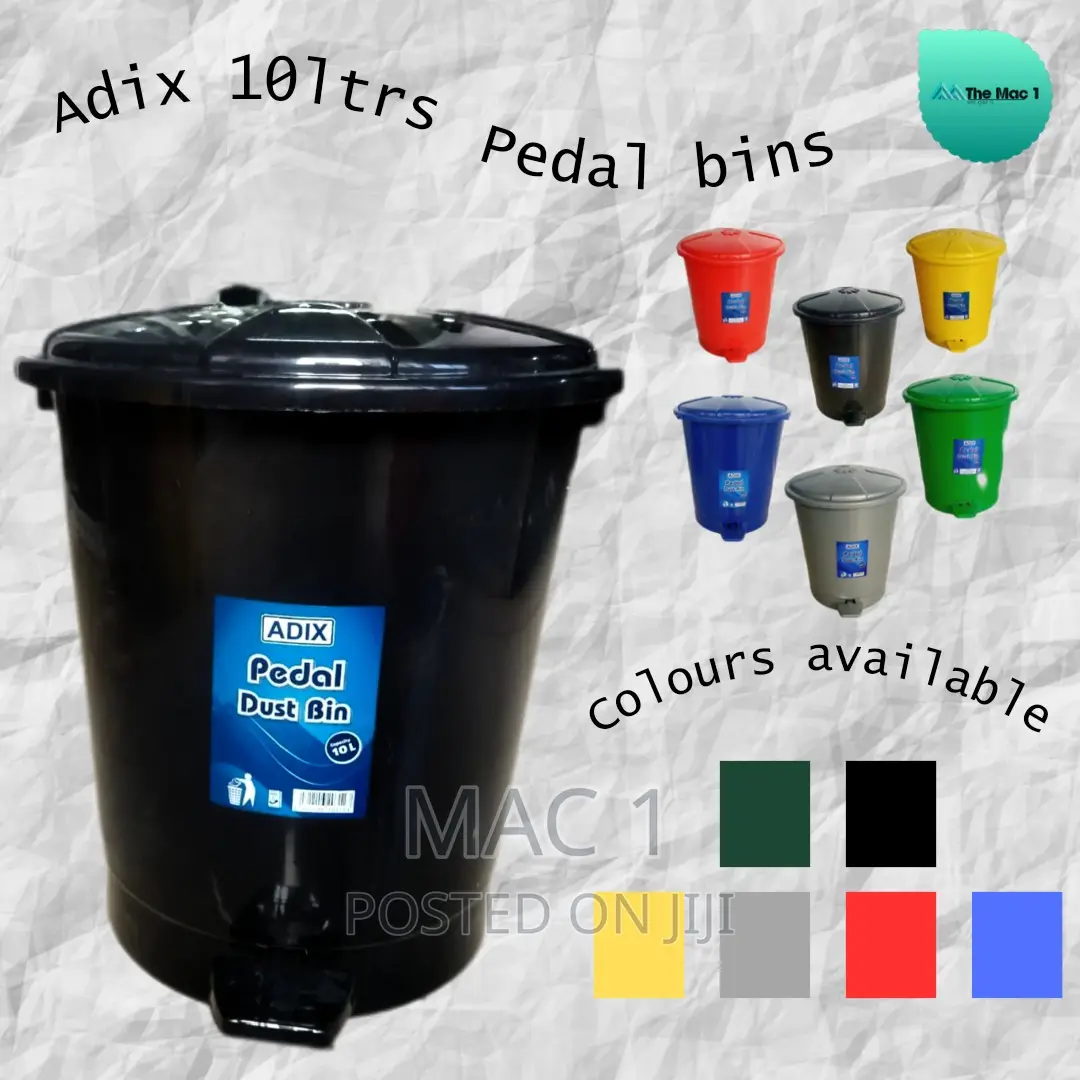 Pedal Dustbin 10l Office and Kitchen Dustbins Available
