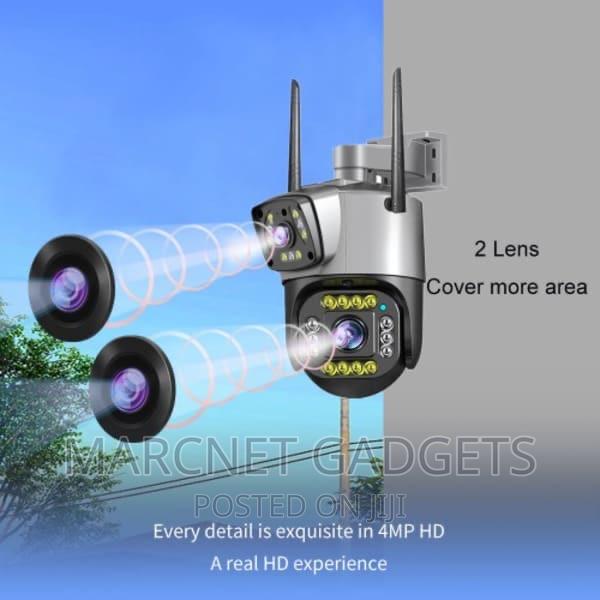 PTZ 2 Way Audio Solar 4g Dual Lens Wifi Camera