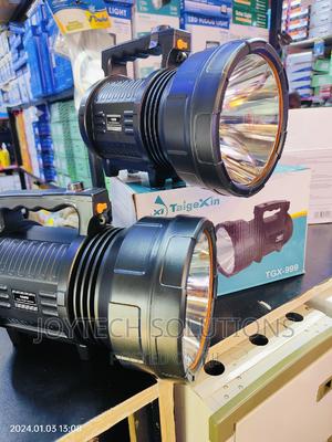 Improved 100 Watt Rechargeable Search Light Torch, 2km Range - main view