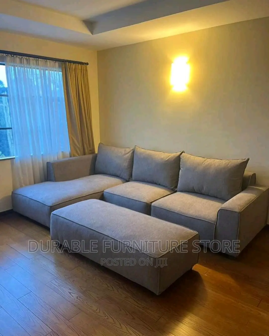 Coner Seat Sofa and a Table