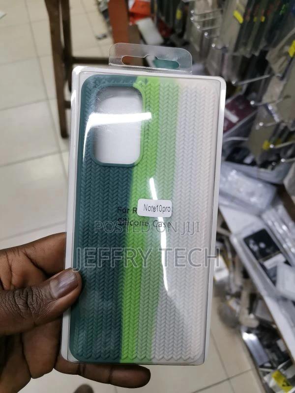 Rainbow Colorful Lines Xiaomi Redmi Note 10 Pro Mobile Cover - main view