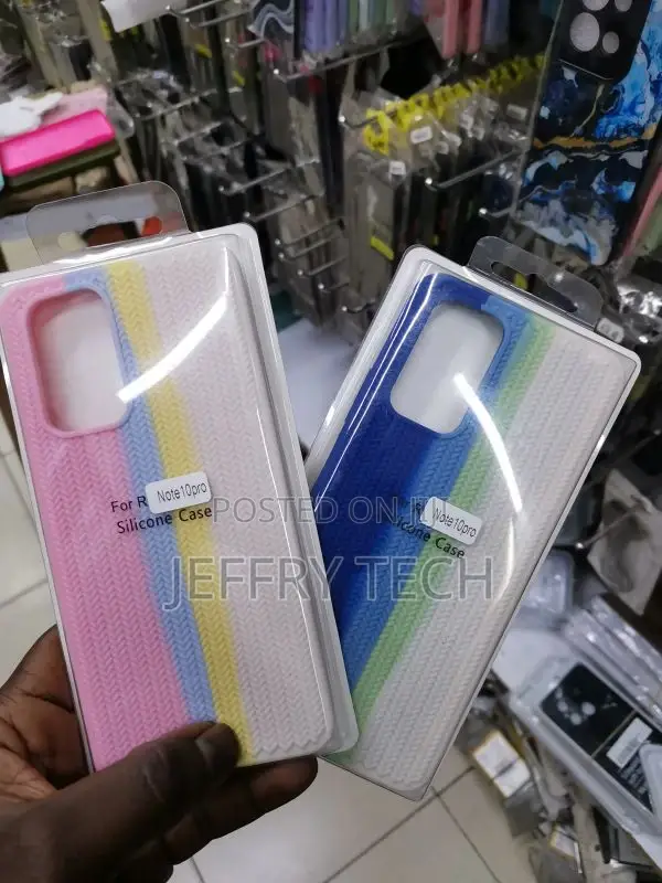 Back Cover for Rainbow (Black Blue) Case Redmi Note 10 Pro