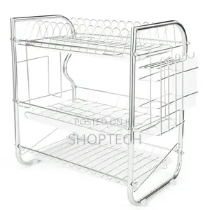 Nunix 3 Layer Dishrack Stainless Steel
