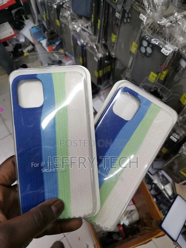 iPhone 11 Pro Max Silicone Case Cover by Margoun - Green Rai - main view