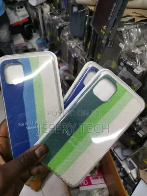 iPhone 11 Pro Max Silicone Case Cover by Margoun - Green Rai