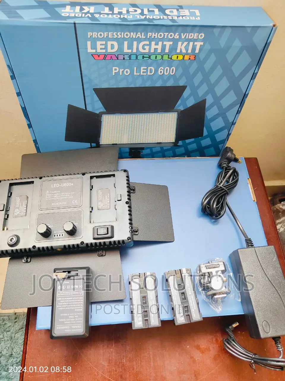 Professional Led Light Kit Pro LED 600 With Stand